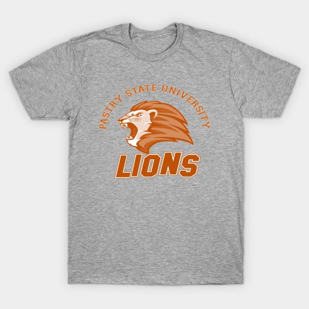 Pastry State University Lions T-Shirt by Aussie NFL Fantasy Show